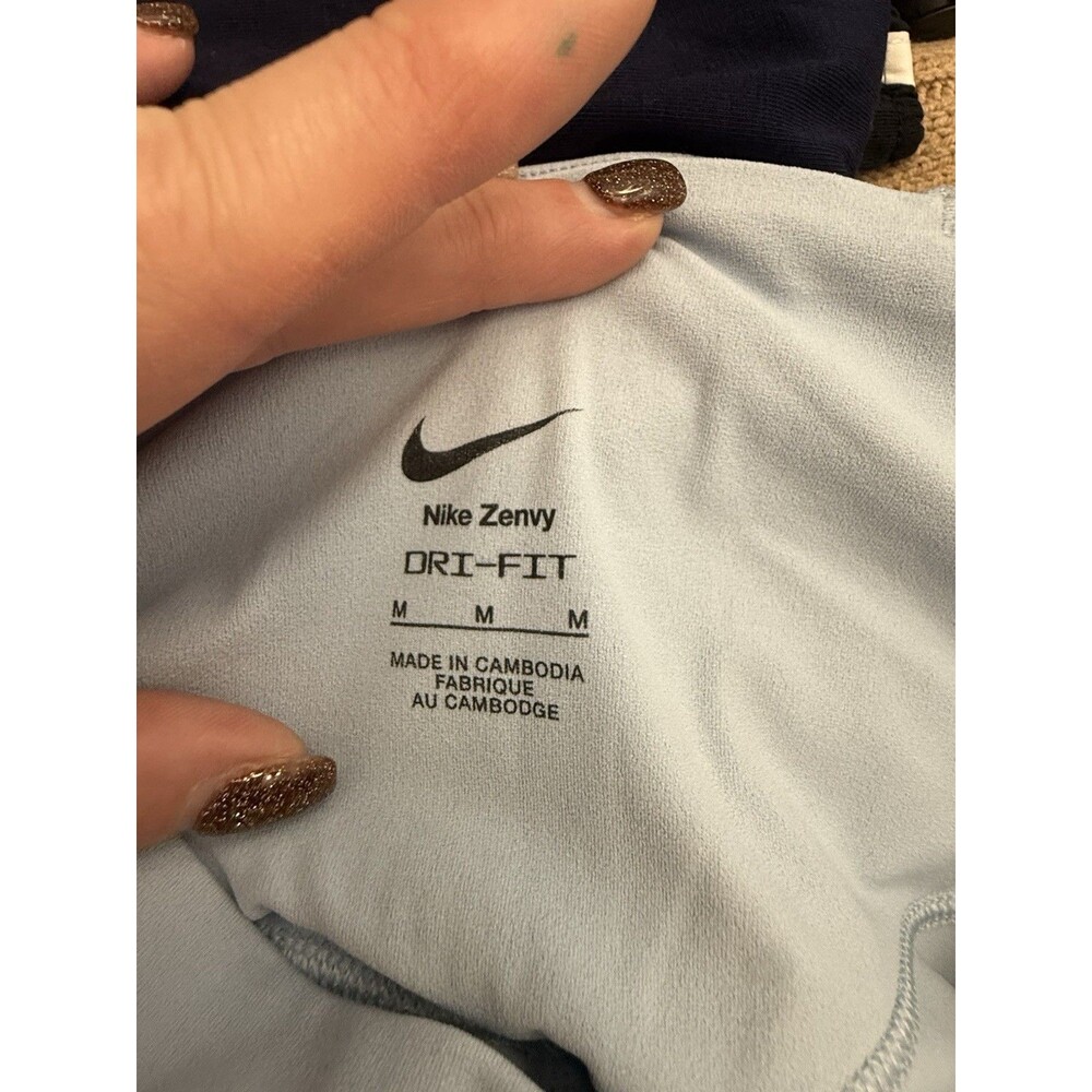Nike Zenvy Gentle Support High Waist 7/8 Leggings M Medium Blue Women NWT $100 - Picture 12 of 14